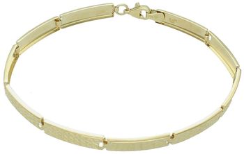 Złota bransoletka segmentowa diamentowana – 20 cm, 3,33 g  Żółte złoto 9K  BR 5148A brans.jpg